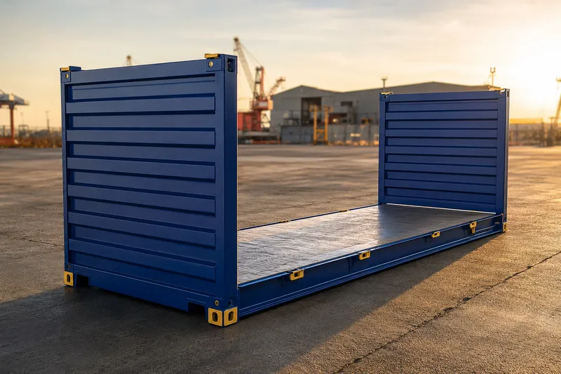 20' FR Flat Rack Konteyner