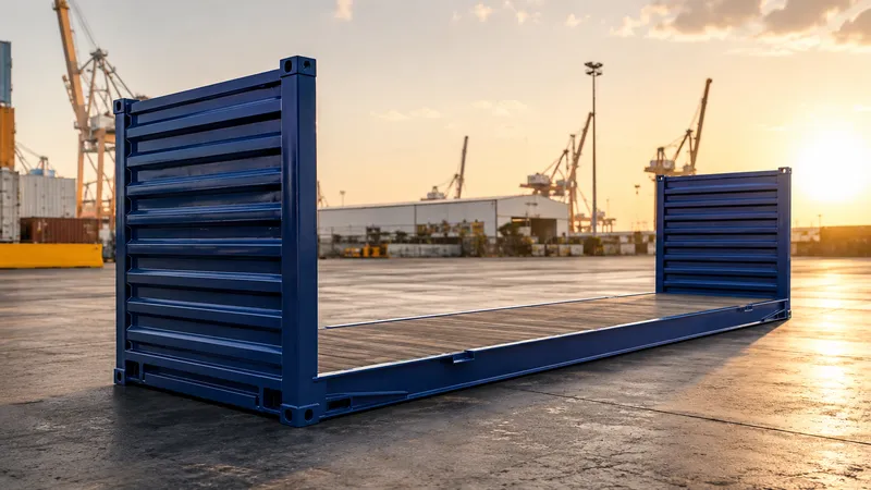 40' FR Flat Rack Konteyner